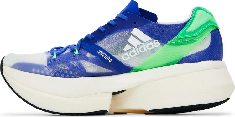 Adidas Adizero Prime X 'Sonic Ink Screaming Green' Sneakers, Purple