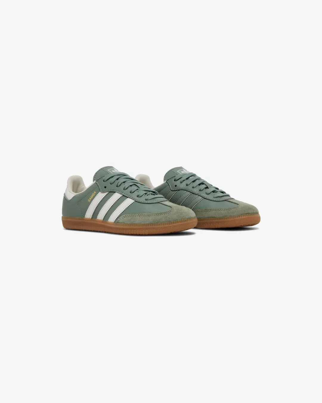 Adidas Samba OG Silver 'Green' Sneakers