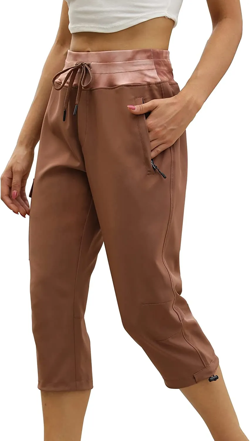 Amy Fashion - Cargo Hiking Pants Lightweight Joggers Quick Dry Capris