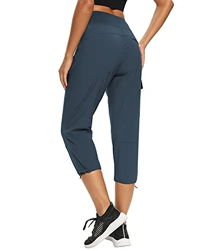 Amy Fashion - Cargo Hiking Pants Lightweight Joggers Quick Dry Capris