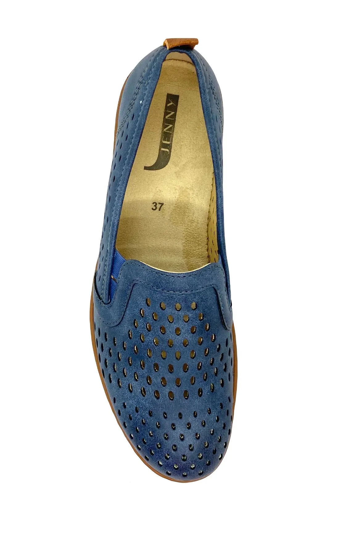 Ara Jenny Ladies Perforated Pump Navy