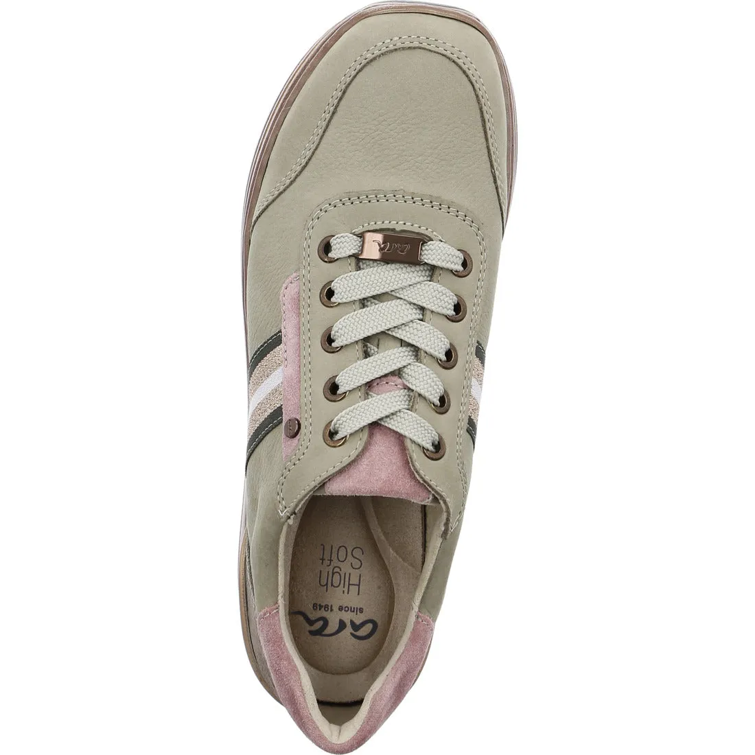 Ara Ladies Sapporo Double Sole Lace Up Sneaker