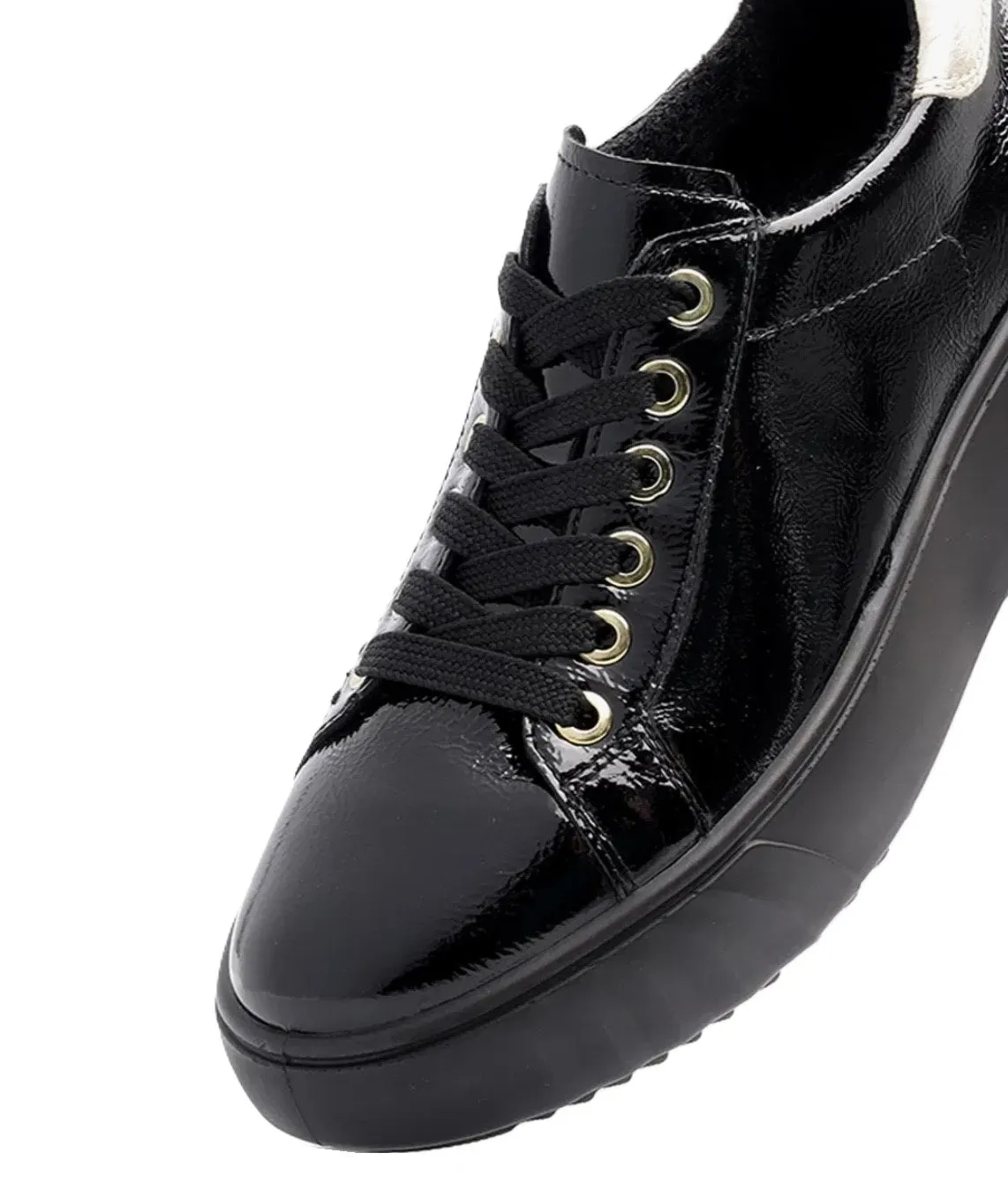 Ara Monaco Ladies Patent Lace Up Sneaker