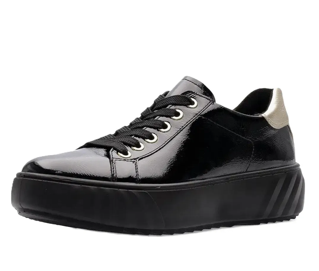 Ara Monaco Ladies Patent Lace Up Sneaker