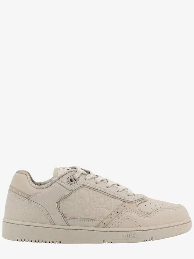 B27 Oblique Detail Low Top Sneakers Beige