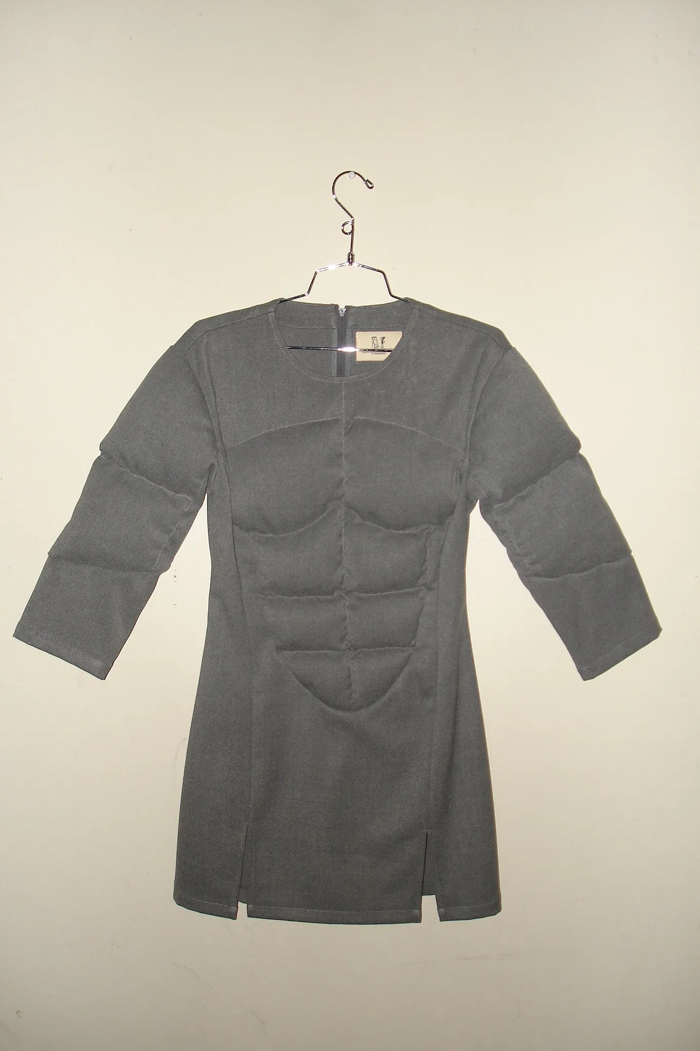 Business Muscle Mini Dress Gray