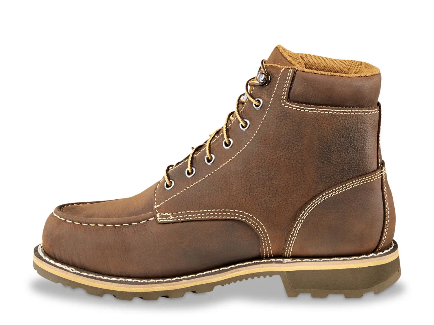 Carhartt casual leather boots, dark brown