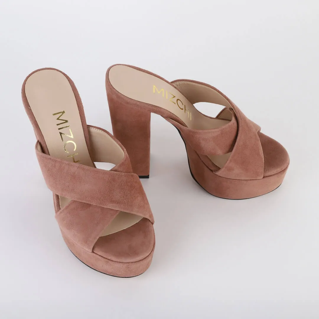 *CHERIE - mud pink, 12/3.5cm size UK 2.5