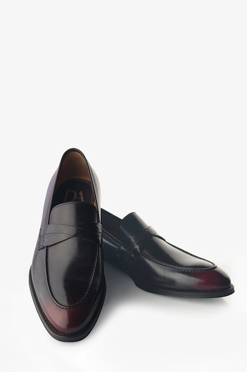 David August Leather Loafer in Anima