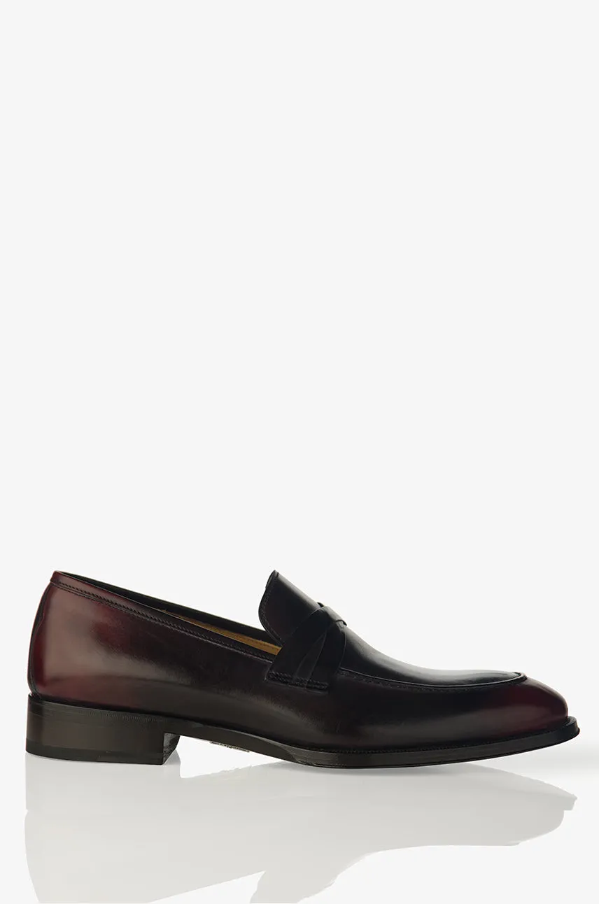 David August Leather Loafer in Anima