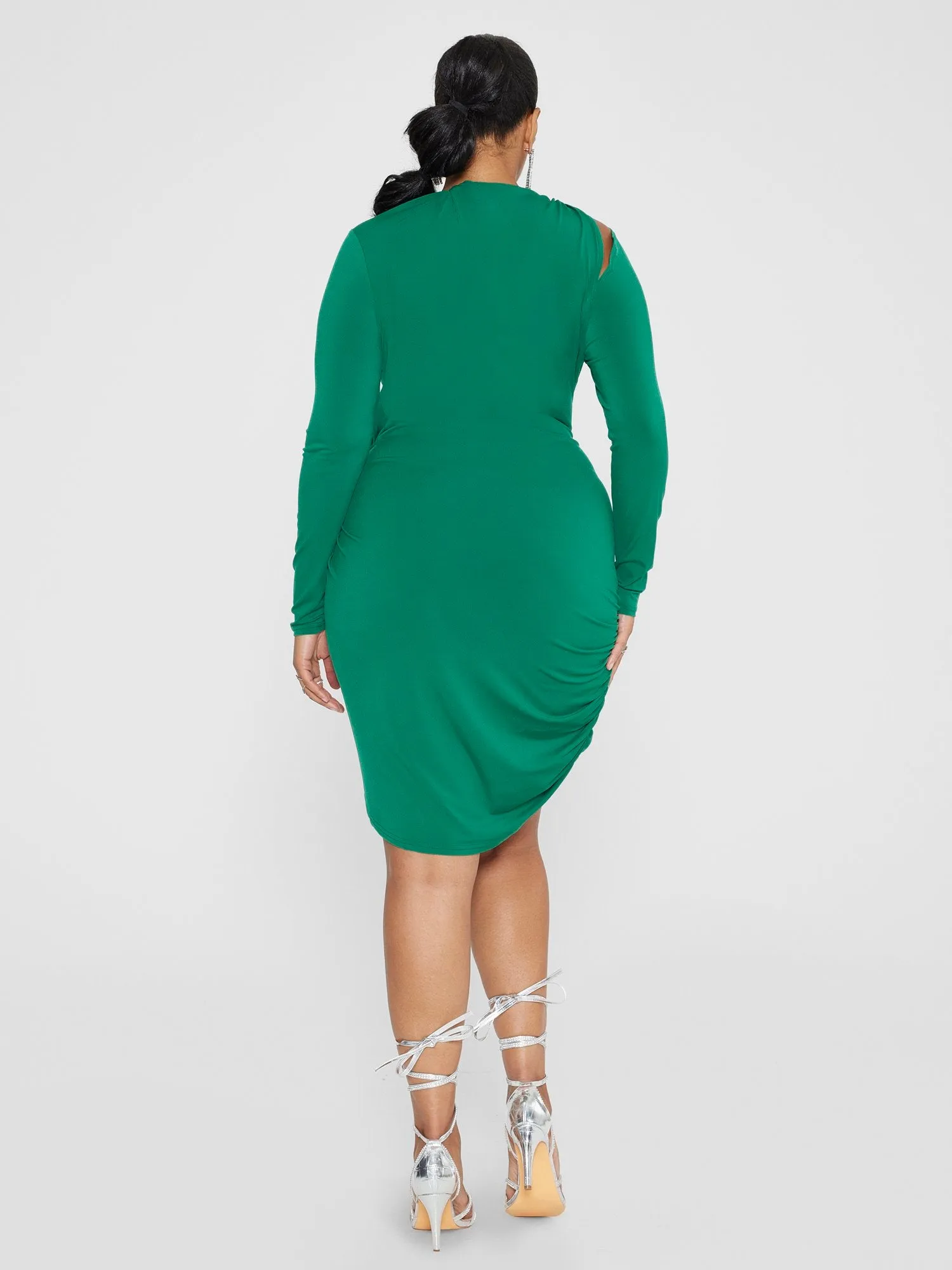 Jamayla Cutout Ruched Dress