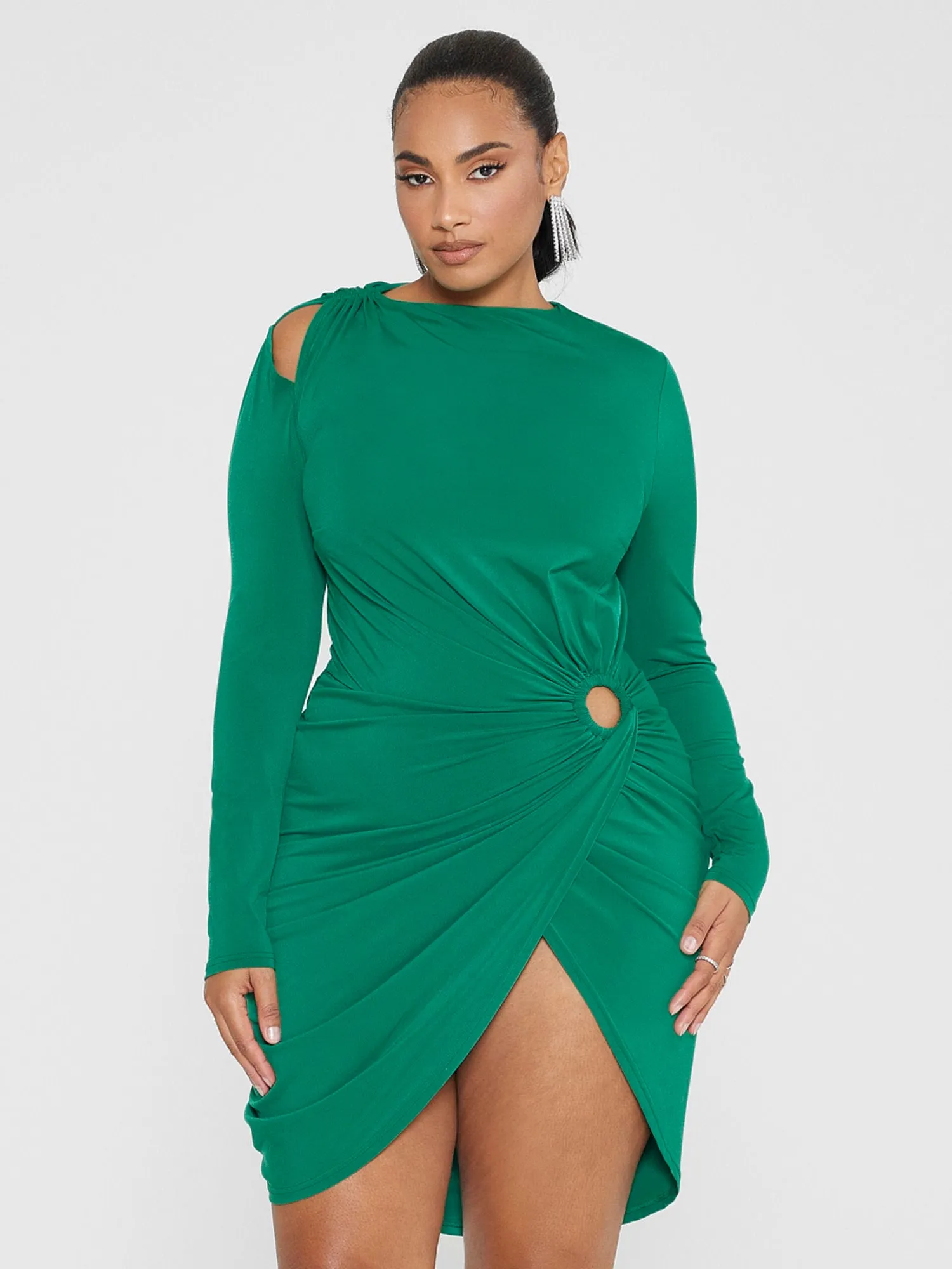 Jamayla Cutout Ruched Dress