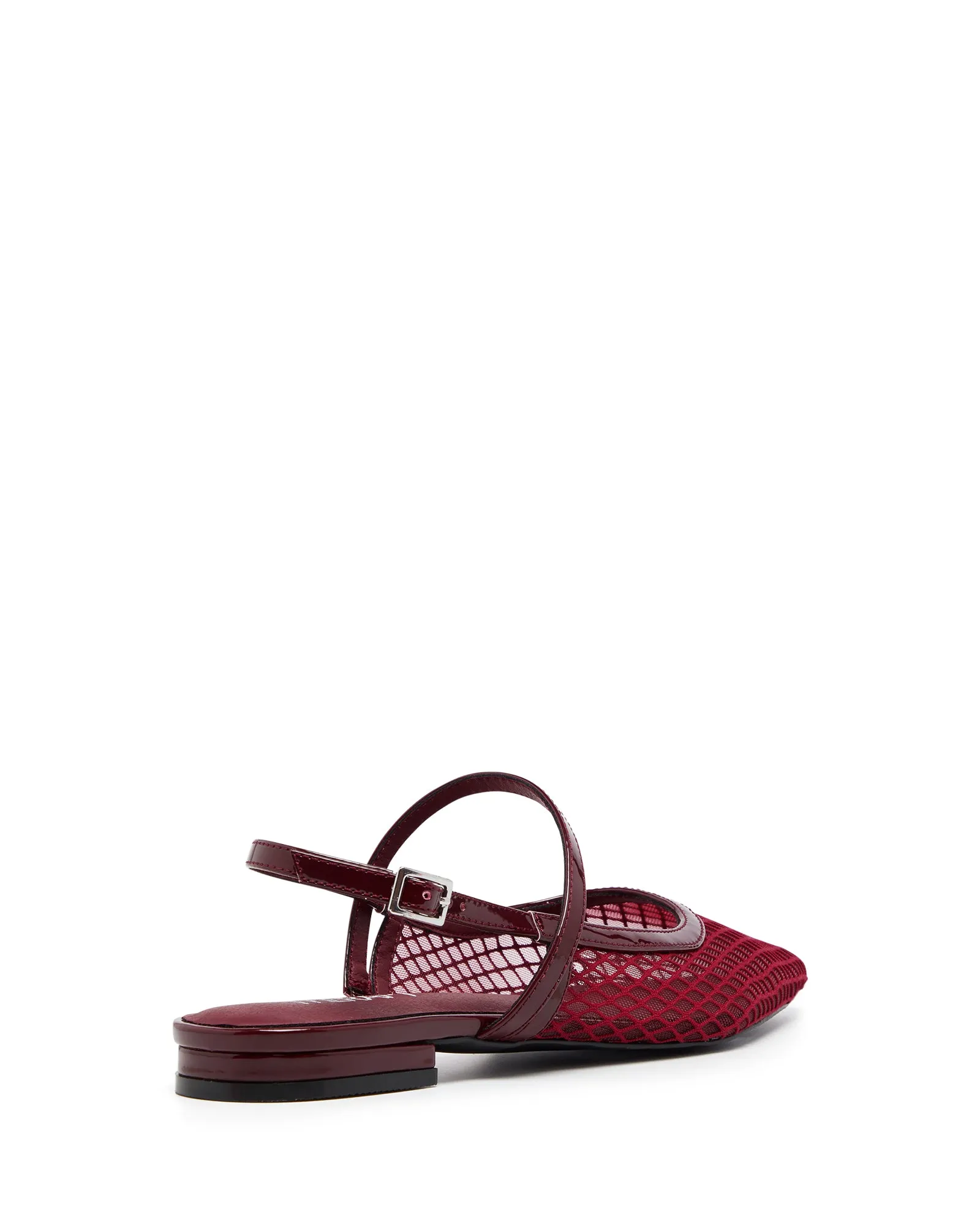 Lourdes Pointed Flat Cherry Mesh