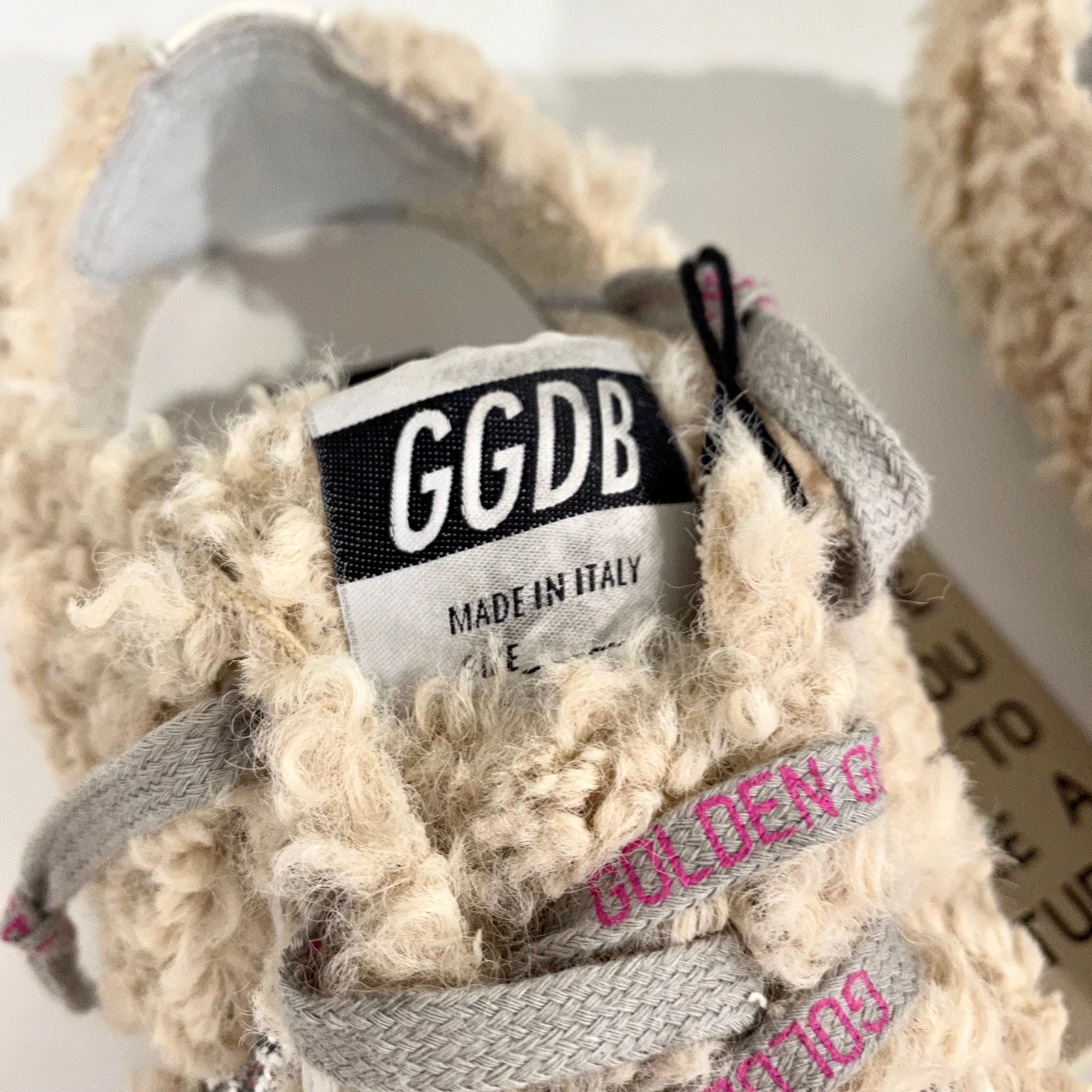 NEW Golden Goose Shearling Sneakers