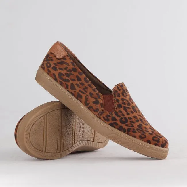 Slip-on Sneaker with Removable Footbed in Tan Multi - 12750