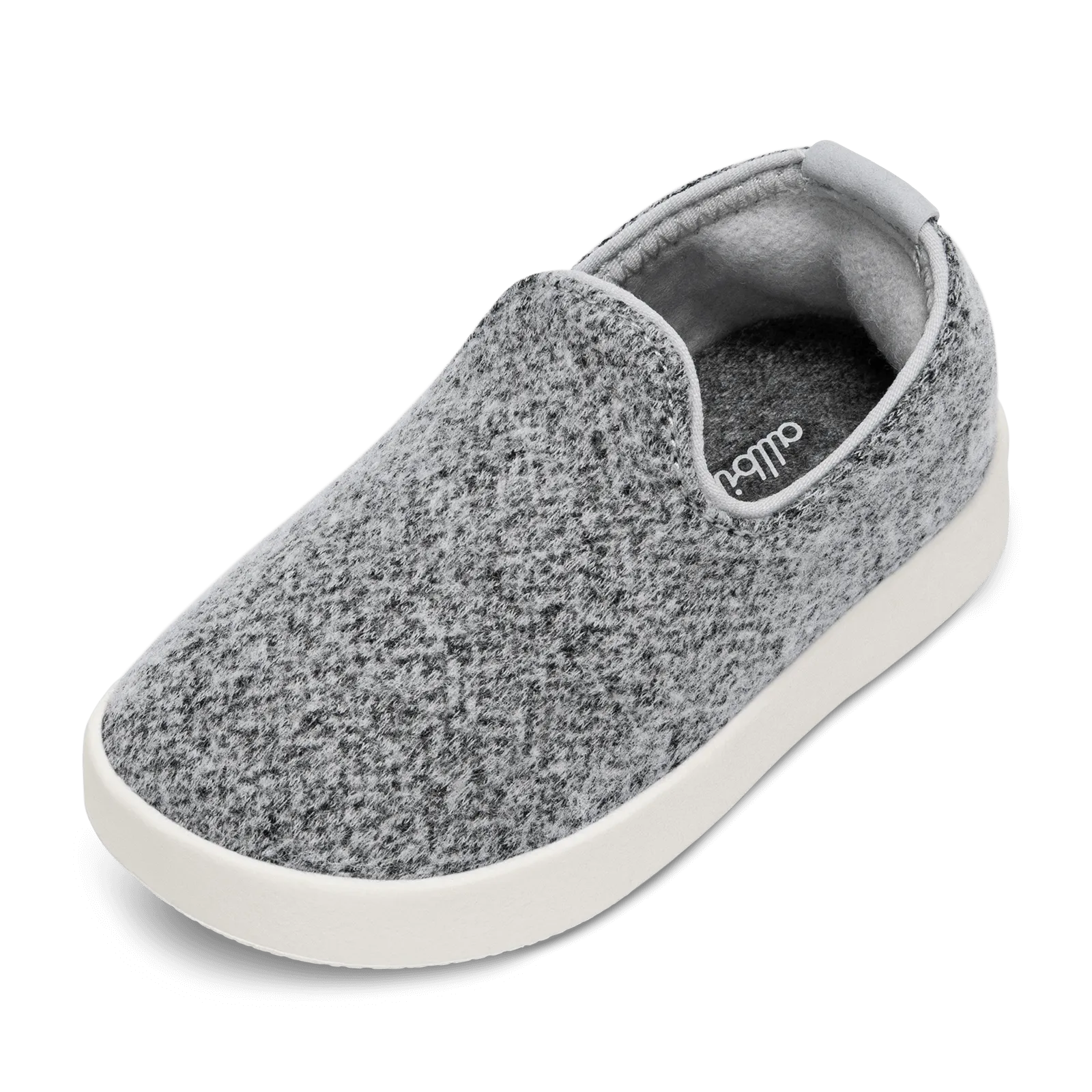 Smallbirds Wool Loungers - Little Kids - Dapple Grey (Natural White Sole)