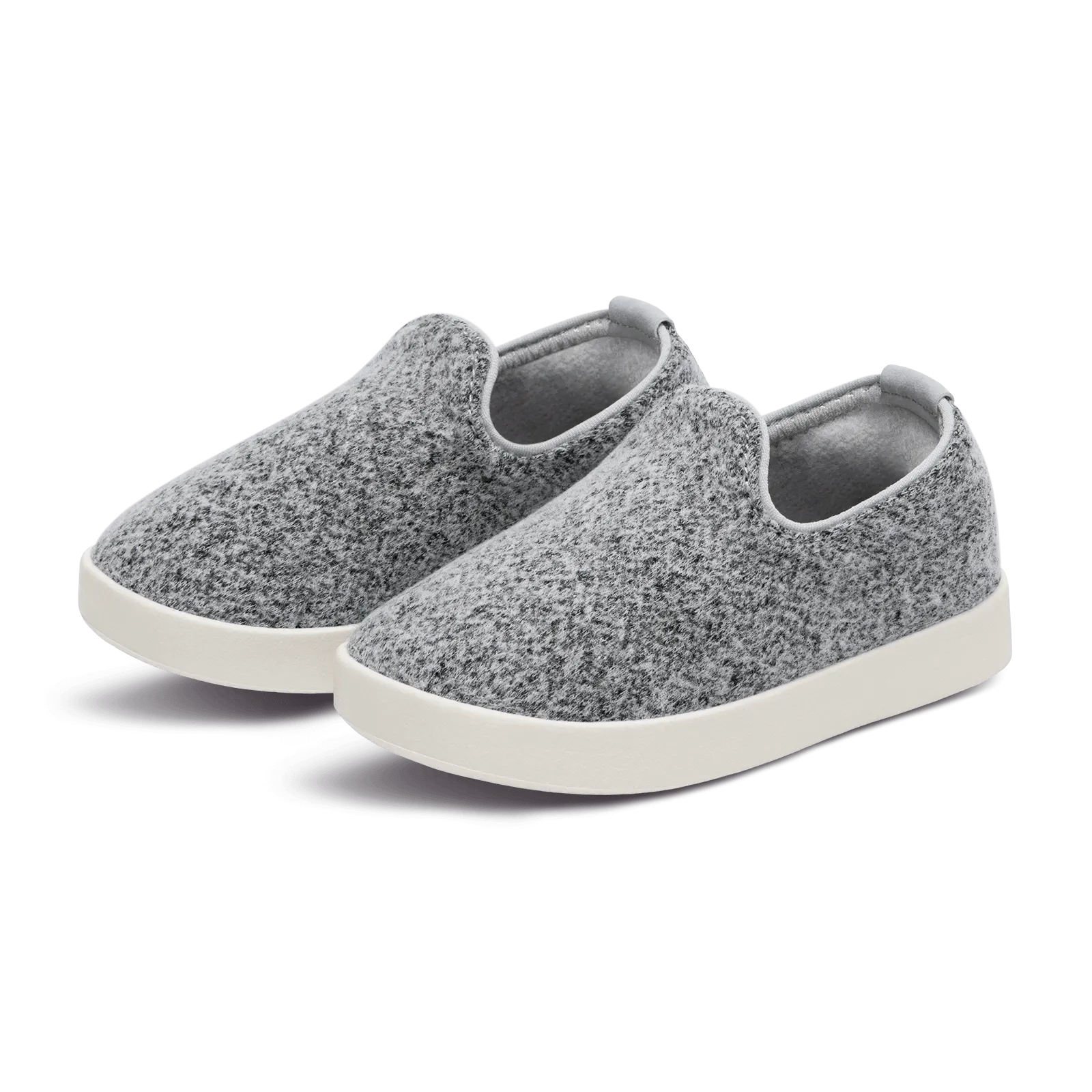 Smallbirds Wool Loungers - Little Kids - Dapple Grey (Natural White Sole)