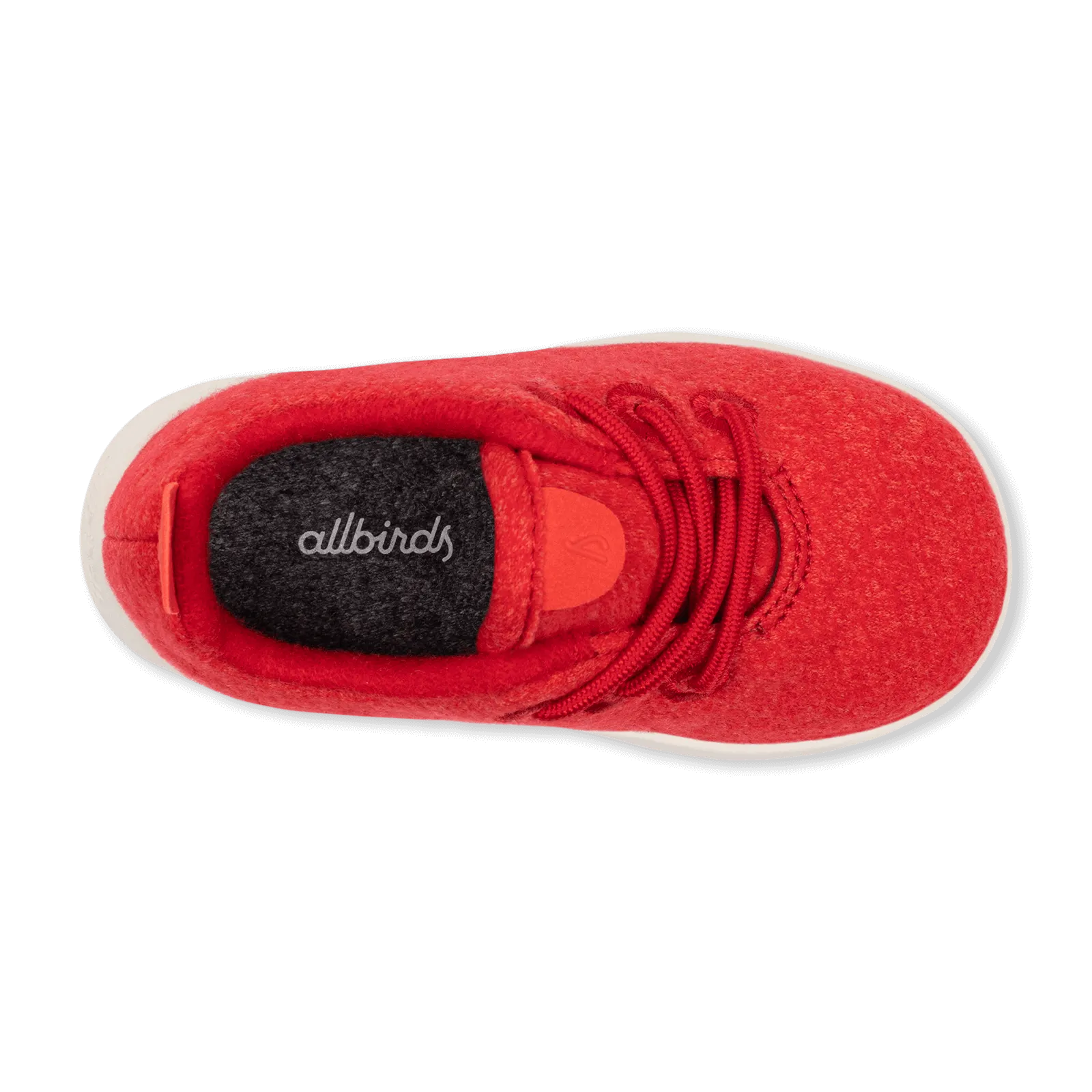 Smallbirds Wool Runners - Little Kids - Bloom Red (Natural White Sole)