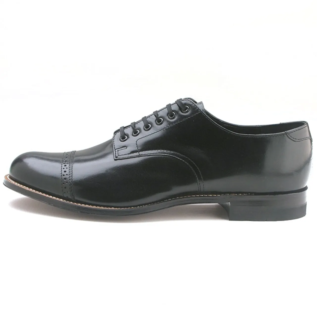 Stacy Adams Madison Black Cap Toe Oxfords