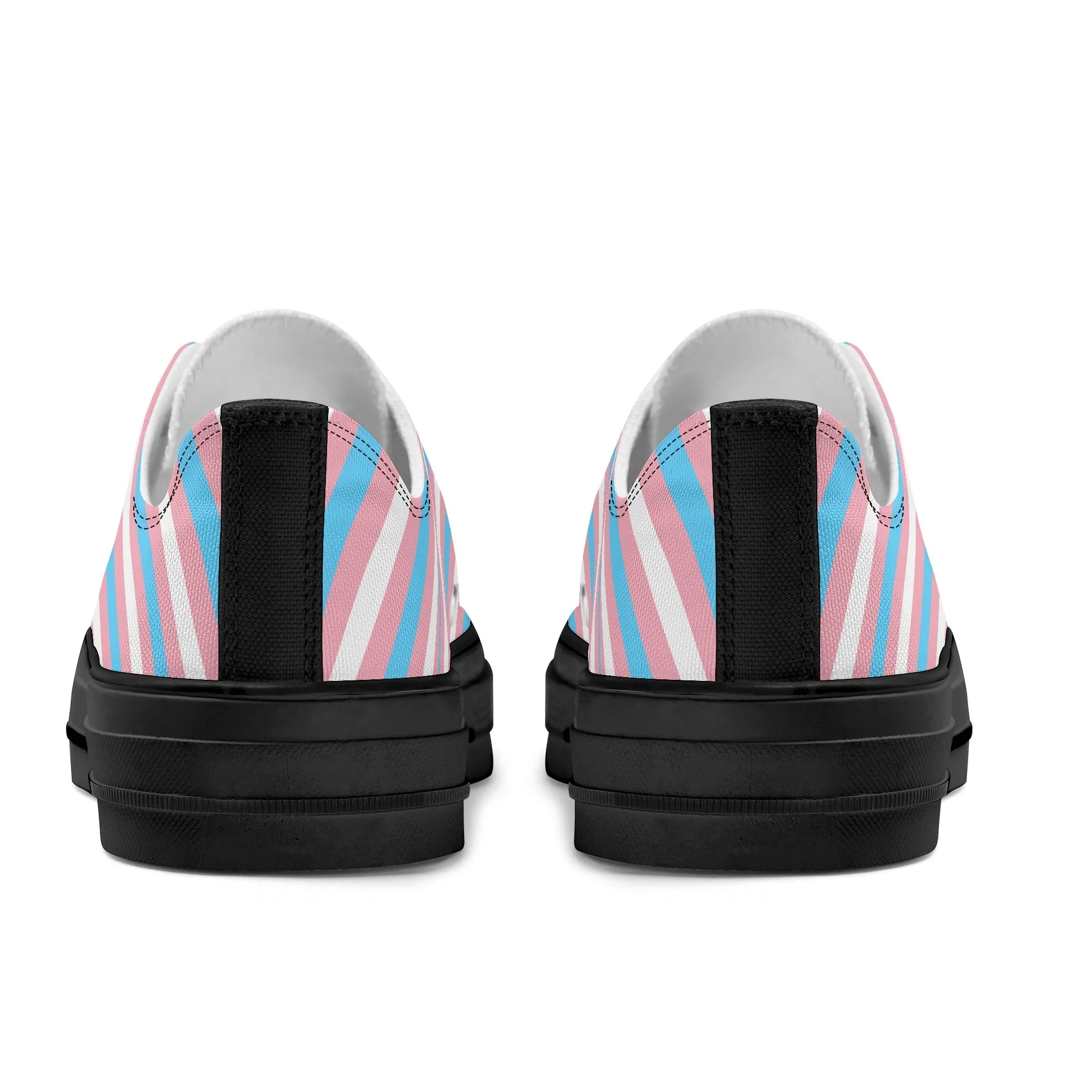 Transgender Pride Collection - Womens Classic Low Top Canvas Shoes for the LGBTQIA  community